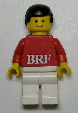 BRF Male Red Torso White Legs Key Chain