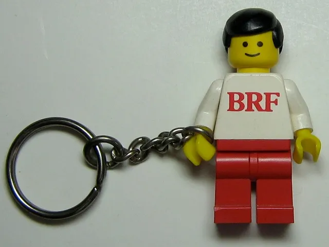 BRF Male White Torso Red Legs Key Chain