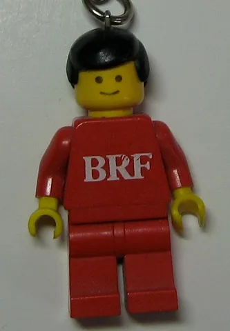 BRF Male Red Torso Red Legs Key Chain