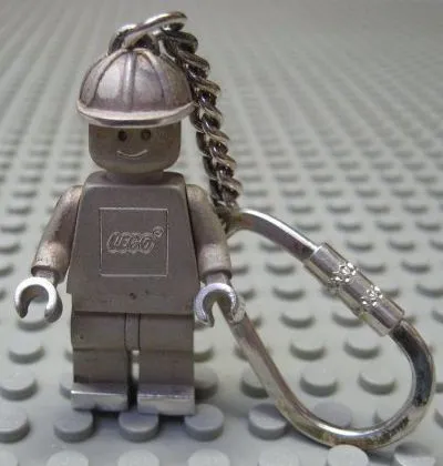 Worker - Sterling Silver (925) Key Chain