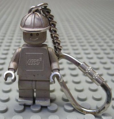 Worker - Sterling Silver (925) Key Chain