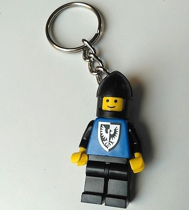 Black Falcon (Black Hips) Key Chain