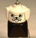 Dog Key Chain - Straight Metal Chain