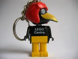 Crow 1 Key Chain - Twisted Metal Chain, LEGO Centre / Birkenhead Point Sydney Pattern on Torso