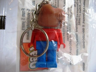 Walrus Key Chain - Twisted Metal Chain, no LEGO Logo on Back