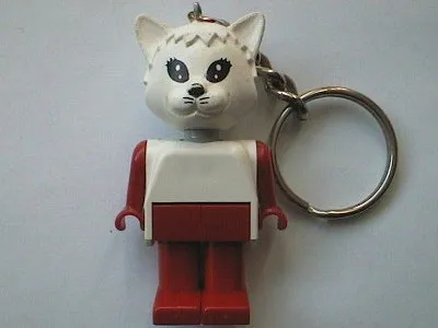 Cat 3 Key Chain - Twisted Metal Chain, no LEGO Logo on Back