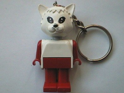 Cat 3 Key Chain - Twisted Metal Chain, no LEGO Logo on Back