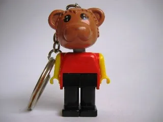 Bear Key Chain - Straight Metal Chain, no LEGO Logo on Back