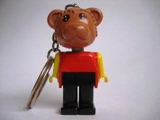 Bear Key Chain - Straight Metal Chain, no LEGO Logo on Back