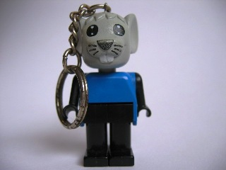 Mouse 4 Key Chain - Twisted Metal Chain, no LEGO Logo on Back
