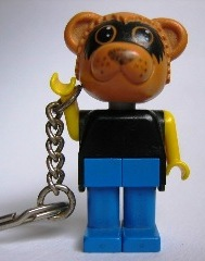 Raccoon 2 Key Chain - Twisted Metal Chain, no LEGO Logo on Back
