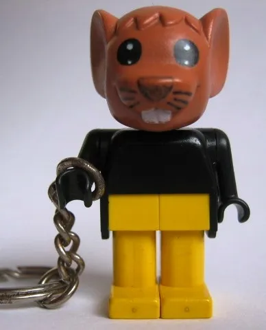 Mouse 3 Key Chain - Twisted Metal Chain, no LEGO Logo on Back