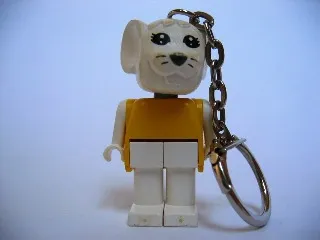 Mouse 6 Key Chain - Straight Metal Chain, no LEGO Logo on Back