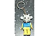 Goat 2 Key Chain - Straight Metal Chain, no LEGO Logo on Back