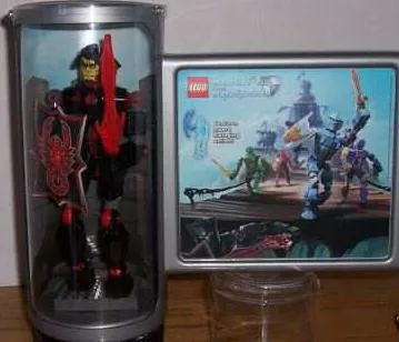 Display Assembled Set, Small Plastic Case with Knights Kingdom II Vladek Figure (8786)