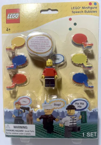 Minifigure Speech Bubbles (2012 - Red torso minifigure)
