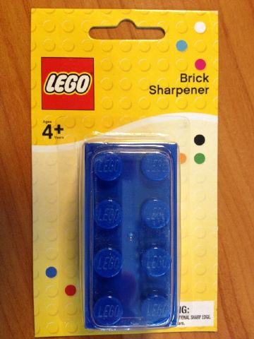 Pencil Sharpener, 2 x 4 Brick, Blue
