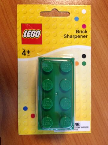 Pencil Sharpener, 2 x 4 Brick, Green