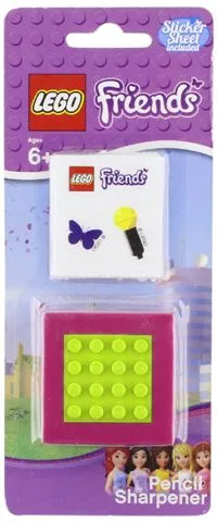 Pencil Sharpener, Friends with Sticker Sheet