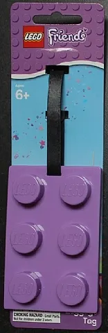 Bag / Luggage Tag, LEGO Plate 2 x 3, Friends