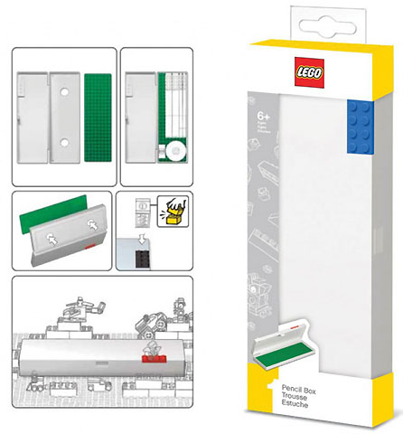 Pencil Case, with Blue 2 x 4 Plate