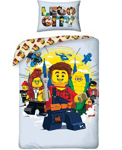 Bedding, Duvet Cover and Pillowcase (140 x 200 cm) - City