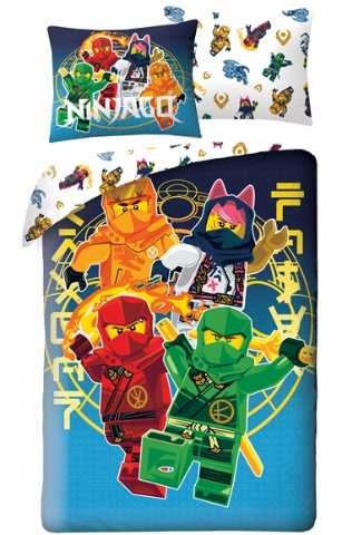 Bedding, Duvet Cover and Pillowcase (140 x 200 cm) - NINJAGO Dragons Rising