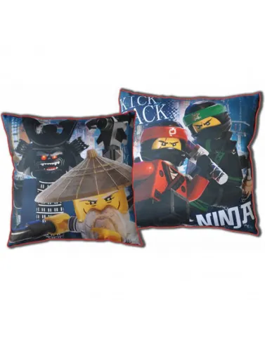 Bedding, Pillow - The LEGO NINJAGO Movie Double-Sided, Kick Back Ninja Pattern