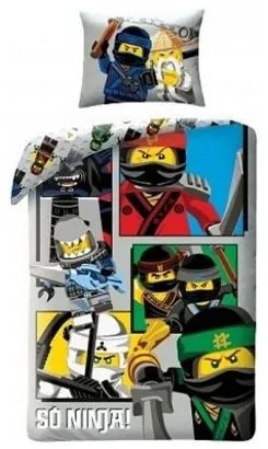Bedding, Duvet Cover and Pillowcase (140 x 200 cm) - The LEGO NINJAGO Movie, So Ninja!