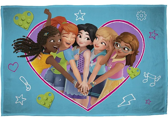 Bedding, Fleece Blanket Polyester (100 x 150 cm) - Friends