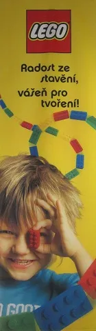 Display Flag Cloth, LEGO Logo with Boy - CZ