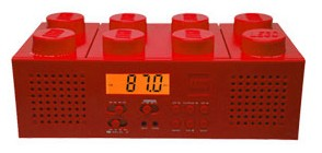 Stereo CD Boom Box (Red)