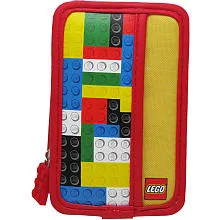 Accessory Case, Multicolor Brick Pattern