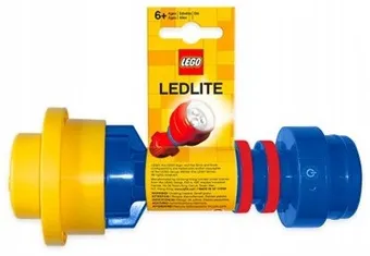 LED Torch / Flashlight, Lightsaber Hilt - Blue with Red Rings