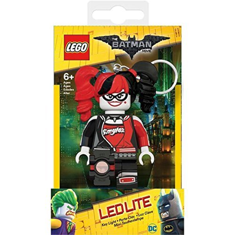 LED Key Light Harley Quinn Key Chain (LEDLITE) (The LEGO Batman Movie Version)
