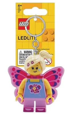 LED Key Light Butterfly Girl Key Chain (LEDLITE)