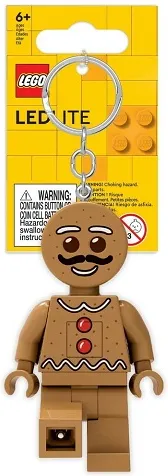 LED Key Light Gingerbread Man Key Chain (LEDLITE)