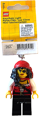 LED Key Light Pirate Princess Key Chain