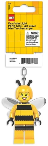 LED Key Light Bumblebee Girl Key Chain