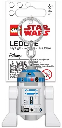 LED Key Light R2-D2 Key Chain (LEDLITE) - Tagged Version