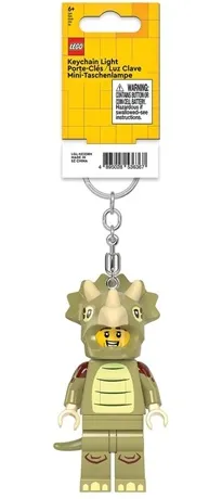 LED Key Light Triceratops Costume Fan Key Chain (LEDLITE)