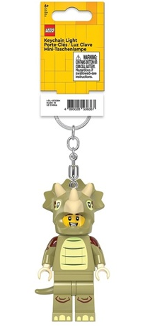 LED Key Light Triceratops Costume Fan Key Chain (LEDLITE)