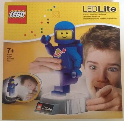 LED Torch / Night Light Classic Space Astronaut Blue