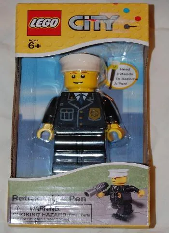 City Police Pen, Minifigure Retractable