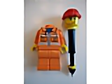 City Pen, Construction Worker Minifigure, Retractable