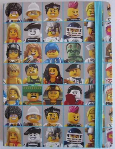 Notebook, Collectible Minifigures Turquoise