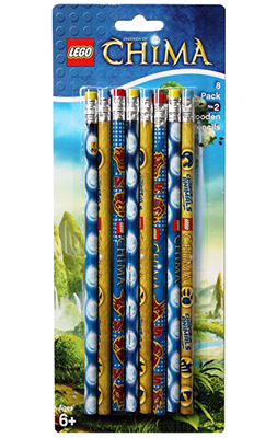 Pencil, 8 Pack LEGENDS OF CHIMA