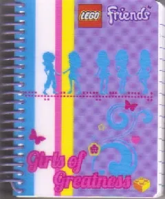 Notebook, Friends 'Girls of Greatness', Spiral Bound, 200 Sheets