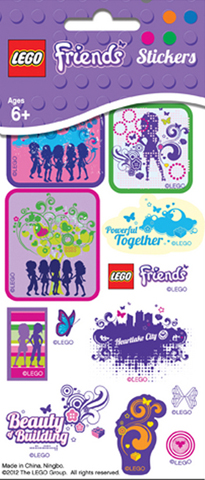 Sticker Sheet, Friends, Sheet of 12 - Logos
