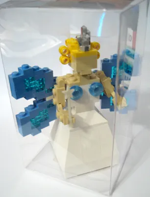 Miniland Figure in Fairy Princess Costume, Yellow Hair (Glued)